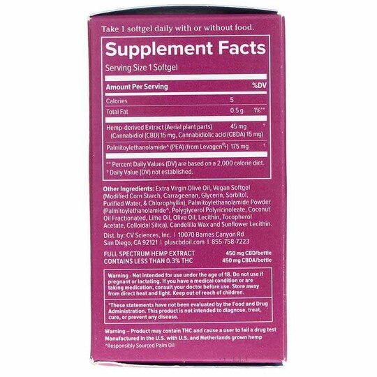 Relief CBD 30 Mg, PCBD